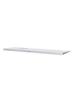 Magic Keyboard with Touch ID and Numeric Keypad for Mac models with Apple silicon (USB- C) - White Arabic (2024) - Official Stock White - pnsku/N70125818V/45/_/1731144944/ea395b14-485b-42da-a1b3-3a42751d8d77