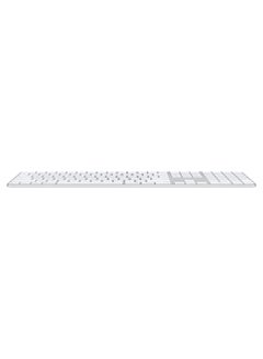 Magic Keyboard with Touch ID and Numeric Keypad for Mac models with Apple silicon (USB- C) - White Arabic (2024) - Official Stock White - pnsku/N70125818V/45/_/1731144944/fb7eb1df-c3c5-43a7-afc6-da8bf6448522