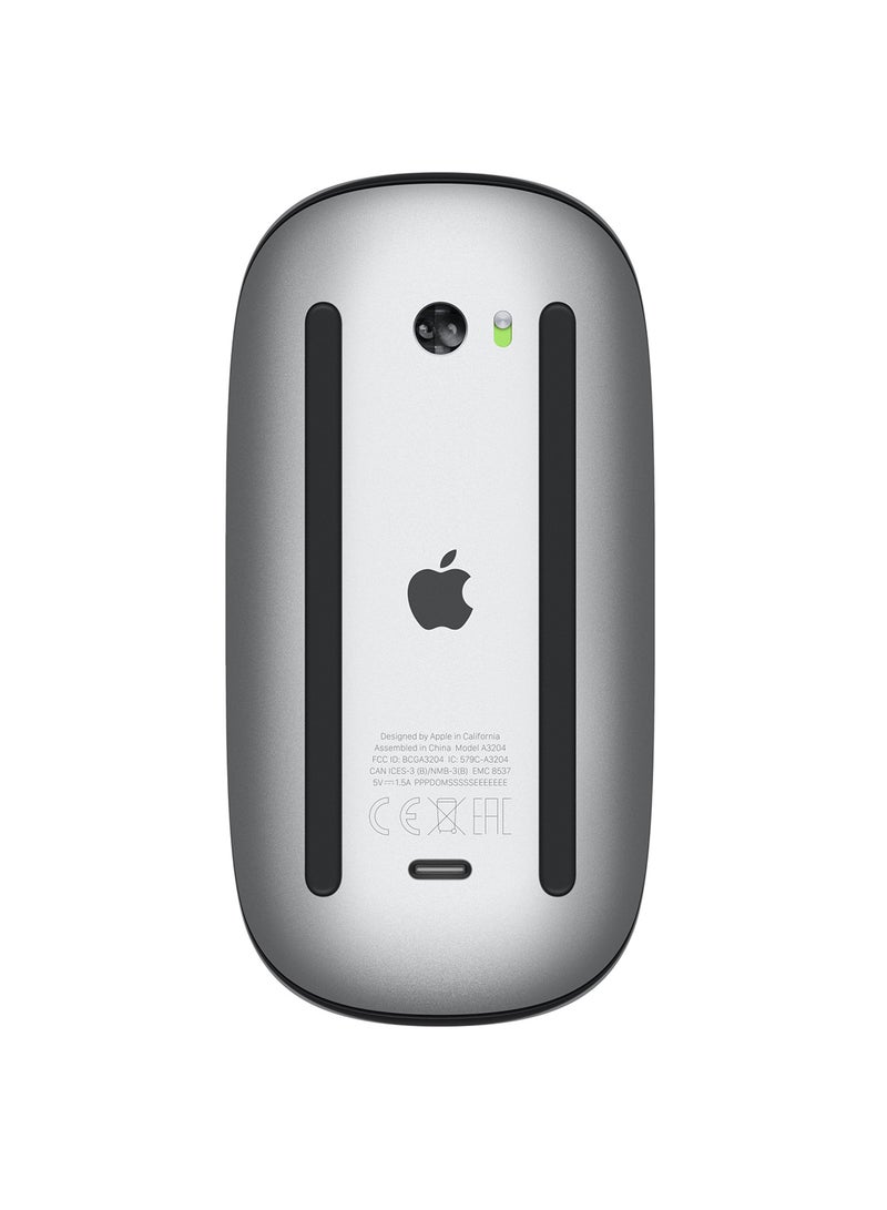 ابل  Magic Mouse (USB-C Port) - Black Multi-Touch Surface (2024) - Official Stock Black - Image 3