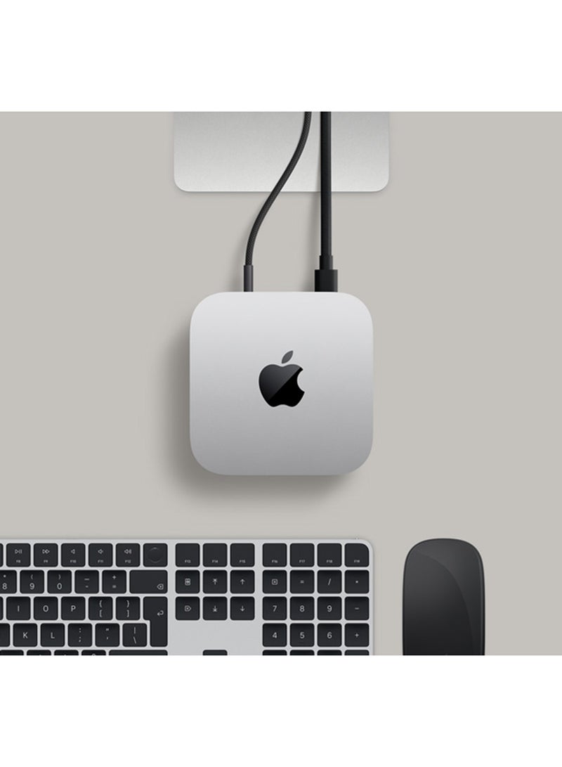 Apple - 2024 Mac Mini, M4 Chip 10-Core CPU 10-Core GPU Processor/16GB RAM/256GB SSD/macOS Silver - Image 1