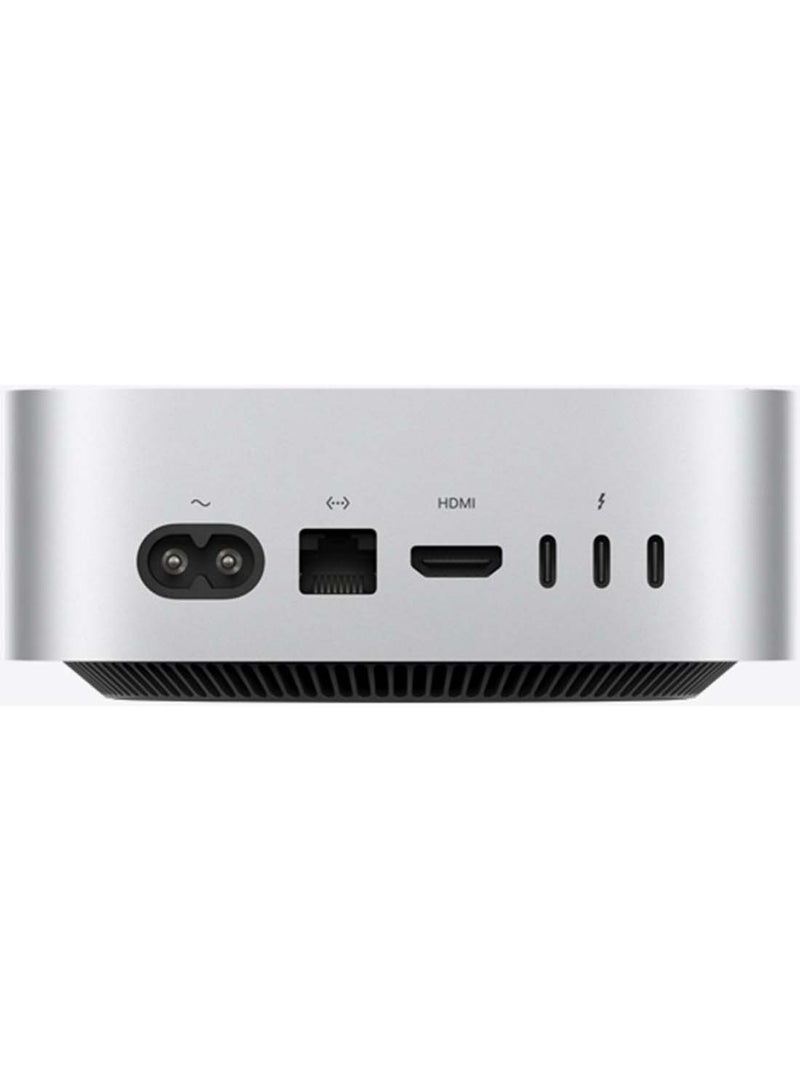 Apple - 2024 Mac Mini, M4 Chip 10-Core CPU 10-Core GPU Processor/16GB RAM/256GB SSD/macOS Silver - Image 1