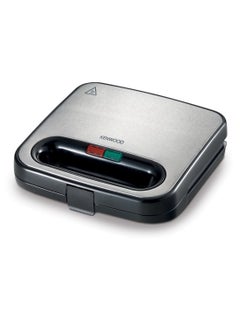 KENWOOD Sandwich Maker: Non-Stick Sandwich Plate 750 W SMM00.000SI Black/Silver  - Image 1