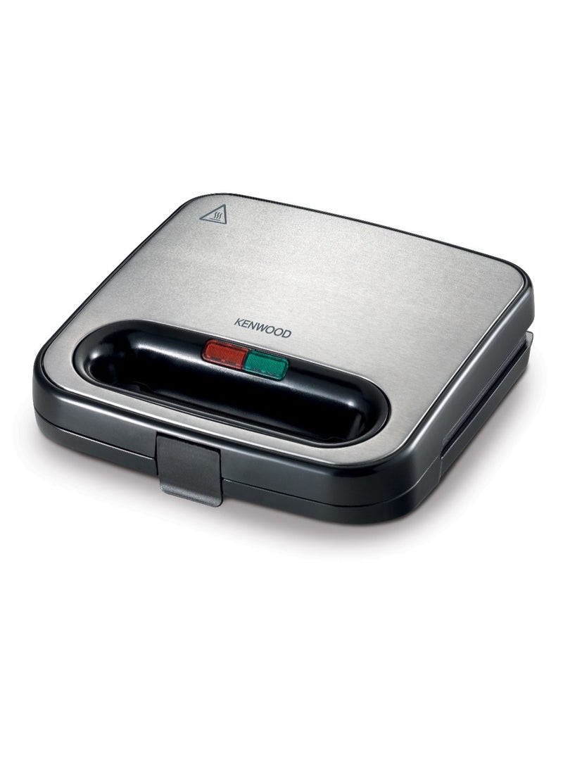 كينوود Sandwich Maker: Non-Stick Sandwich Plate 750 W SMM00.000SI Black/Silver  - Image 1