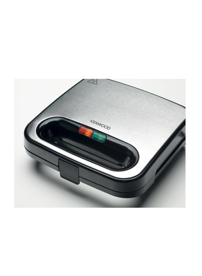 كينوود Sandwich Maker: Non-Stick Sandwich Plate 750 W SMM00.000SI Black/Silver  - Image 4