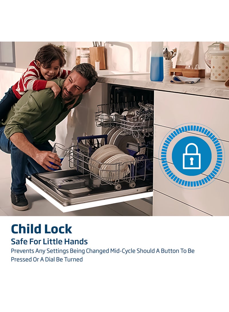 Beko - Freestanding Dishwasher 13 Place Settings, 5 Programs, 2 Racks,  A++ Energy Rating, Quiet Operation (49 dBA), Sliding Cutlery Basket, Mini programme, Half-load, Efficient Cleaning, Stainless Steel Tub, Time Delay and Child Lock, ‎(White Colour) DVN05320W White - Image 1