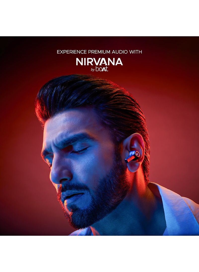 Nirvana Ion Anc In Ear Tws Earbuds With 120 Hrs Playtime, Anc Upto 32 Db, 4 Mics Enx Technology, Adaptive Eq By Mimi, In-Ear Detection & Bluetooth V5.2 Crystal Black