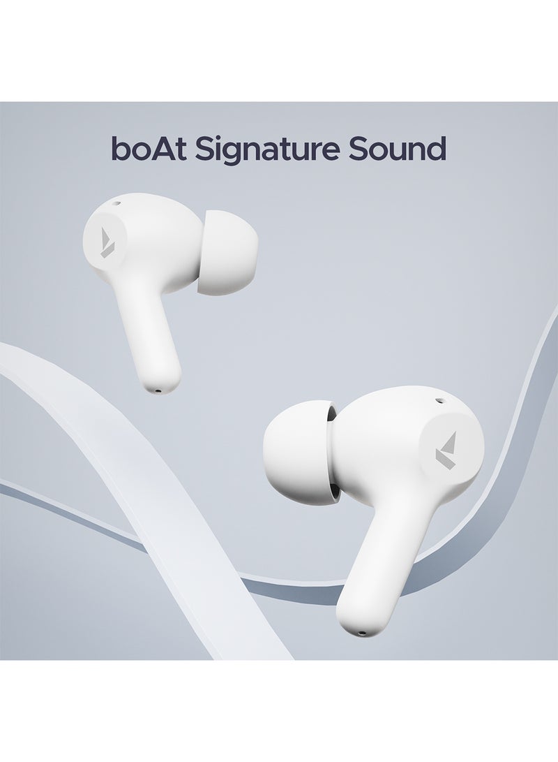 boAt - Airdopes 71 Tws Earbuds With 40 Hours Playtime, Dual Mics With Enx, Asap  Charge, Iwp, Beast Mode With 50 Ms Low Latency, Ipx4 & Pocketable Id Frost White - Image 1