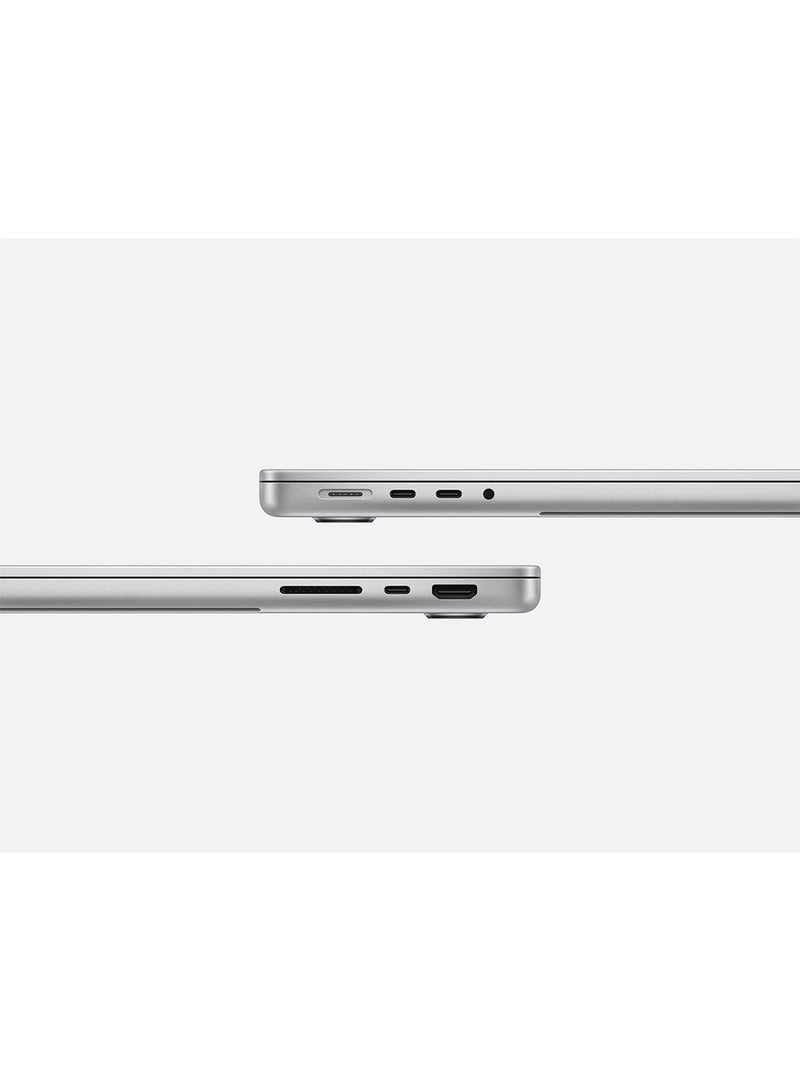 Apple - MacBook Pro MW2X3 Liquid XDR Retina 14-Inch Display, M4 Chip 10-Core CPU 10-Core GPU Processor/16GB RAM/1TB SSD/macOS English/Arabic Silver - Image 1