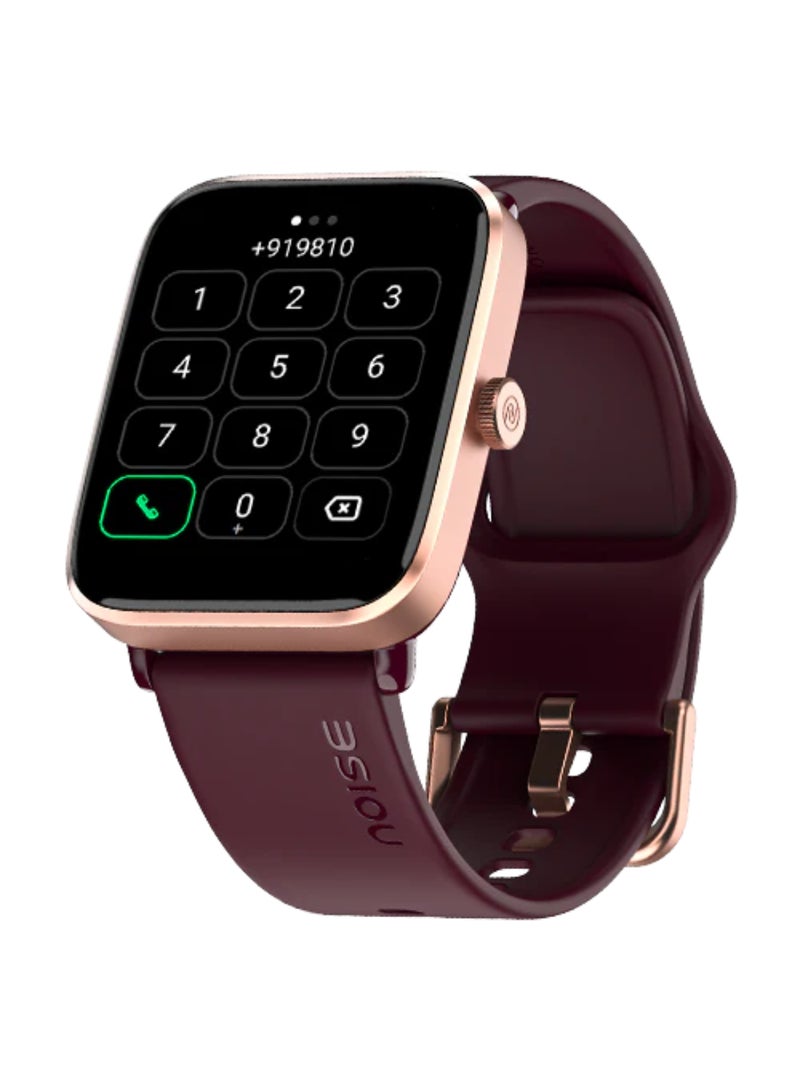 Noise - Colorfit Pro 4 Alpha 1.78" Amoled Display, Bluetooth Calling Smart Watch, Functional Crown, Metallic Build, Intelligent Gesture Control, Instacharge Deep Wine - Image 1