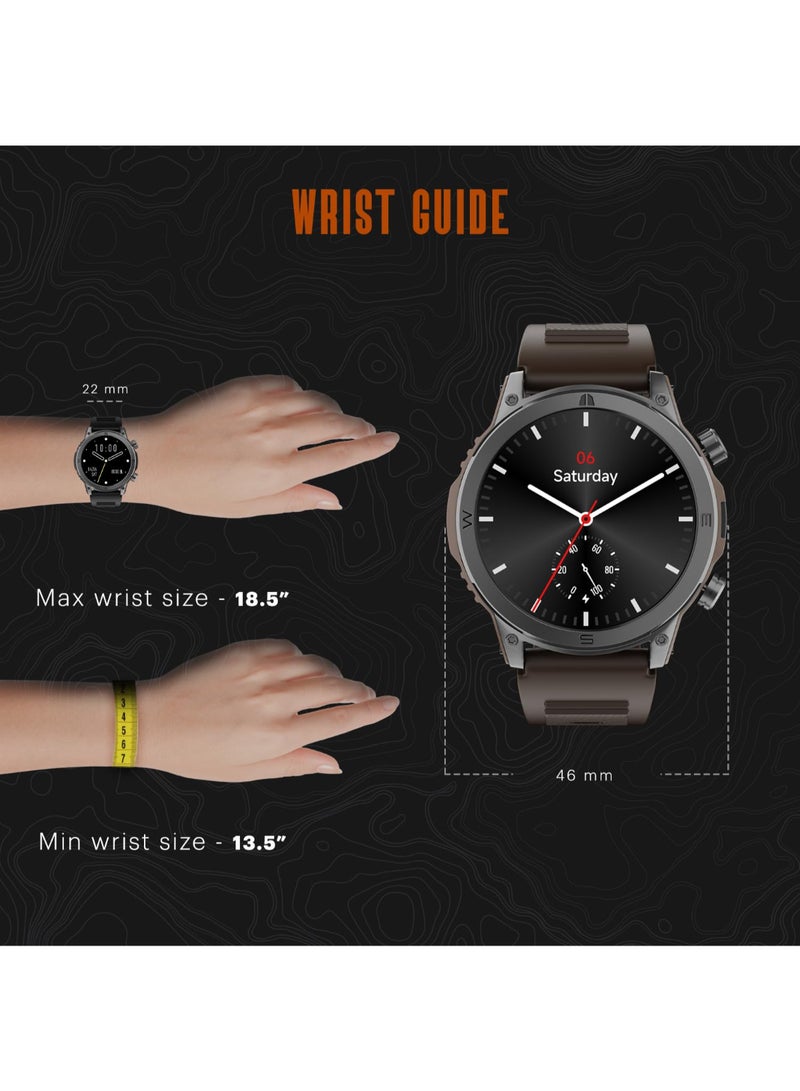 Noise - Endeavour Rugged Design 1.46" Amoled Display Smart Watch, Bt Calling, Sos Feature, Rapid Health & 100+ Sports Modes Teal Blue - Image 1