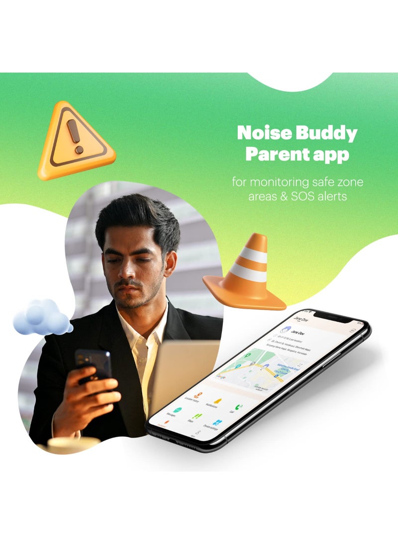 Noise - Scout Kids Smartwatch With Assisted Gps Tracking, 4G Video & Voice Call, Safe Zone Alert, Sos Button, Habit Formation, In-Built Games, Buddy App For Parents Twinkle Purple - Image 1