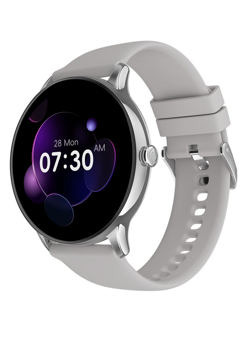 نويز ساعة ذكية توست جو بشاشة 1.39 بوصة، مكالمات بلوتوث ترسنكᵀᴹ، تشطيب معدني لامع، أكثر من 150 واجهة ساعة، مقاومة للماء IP68، تتبع النوم، أكثر من 100 وضع رياضي، ساعة ذكية للرجال والنساء - Image 1