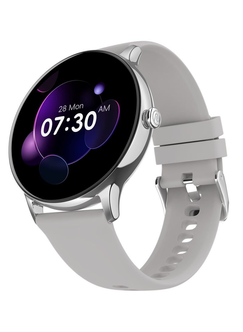 نويز ساعة ذكية توست جو بشاشة 1.39 بوصة، مكالمات بلوتوث ترسنكᵀᴹ، تشطيب معدني لامع، أكثر من 150 واجهة ساعة، مقاومة للماء IP68، تتبع النوم، أكثر من 100 وضع رياضي، ساعة ذكية للرجال والنساء - Image 3