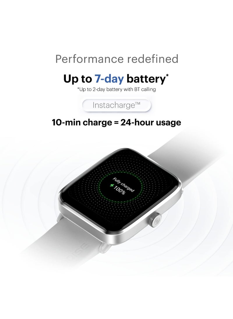Noise - Colorfit Pro 4 Alpha 1.78" Amoled Display, Bluetooth Calling Smart Watch, Functional Crown, Metallic Build, Intelligent Gesture Control, Instacharge Jet Black - Image 1