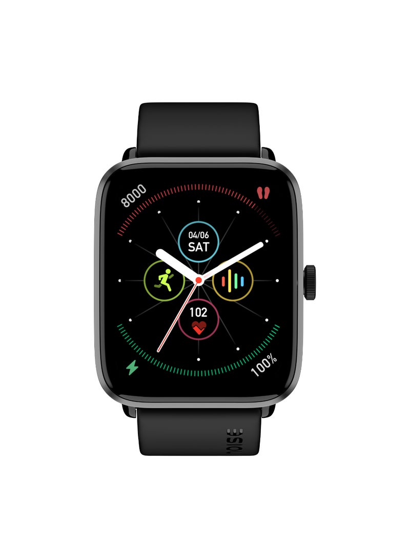 Noise - Colorfit Pro 4 Alpha 1.78" Amoled Display, Bluetooth Calling Smart Watch, Functional Crown, Metallic Build, Intelligent Gesture Control, Instacharge Jet Black - Image 1