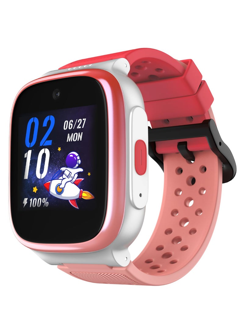 Noise Explorer Kids Smart Watch With Gps Tracking, 2-Way Video & Voice Calling, Safe Zone Alert, School Mode, Sos, Habit Formation, App For Parents Wonder Pink  - Image 1