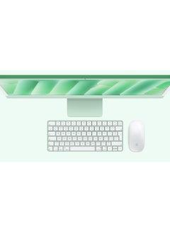 أبل 24-inch iMac with Retina 4.5K Display, M4 Chip 10-Core CPU 10-Core GPU Processor/16GB RAM/512GB SSD/macOS English/Arabic Green  - Image 3