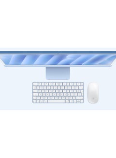 Apple 24-inch iMac with Retina 4.5K Display, M4 Chip 10-Core CPU 10-Core GPU Processor/16GB RAM/512GB SSD/macOS English/Arabic Blue  - Image 3