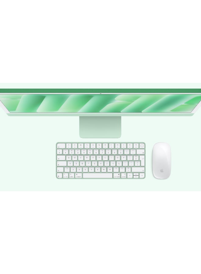 Apple 24-inch iMac with Retina 4.5K Display, M4 Chip 8-Core CPU 8-Core GPU Processor/16GB RAM/256GB SSD/macOS English/Arabic Green  - Image 3