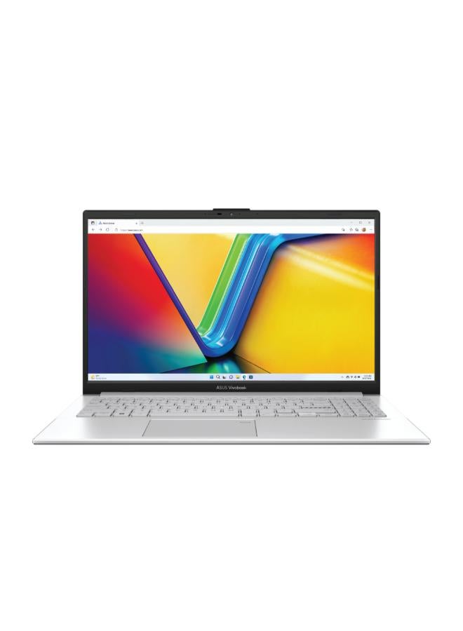 أسوس E1504FA-NJ001/ laptop 15.6-Inch FHD /AMD Ryzen 3- 7520U/4GB RAM/256GB SSD/DOS/Green Grey English/Arabic grey  - Image 1