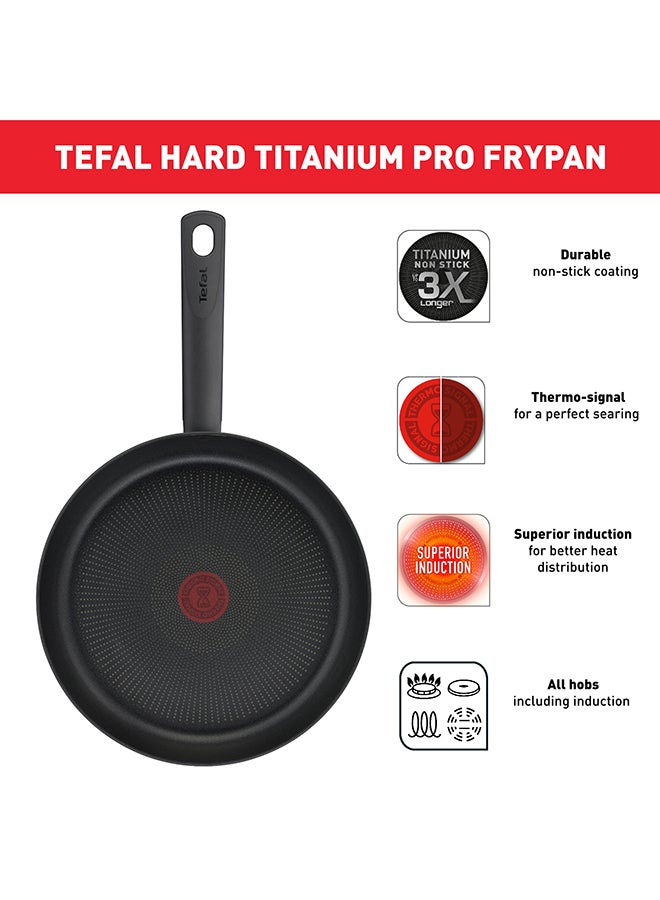 Tefal - TEFAL Performance Plus 2 pc set | frypans 22/28 cm | Non-Stick | Thermo-Signal Heat Indicator | Safe Pans | All Stovetops Including Induction | Black | Made in France | 2 Years Warranty | G3019032 Black 22/28 cmcm - Image 1