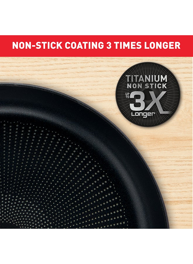 Tefal - TEFAL Performance Plus 2 pc set | frypans 22/28 cm | Non-Stick | Thermo-Signal Heat Indicator | Safe Pans | All Stovetops Including Induction | Black | Made in France | 2 Years Warranty | G3019032 Black 22/28 cmcm - Image 1