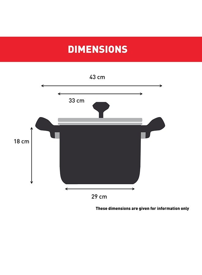 تيفال - TEFAL قدر Intuition XL | 36 سم | الفولاذ المقاوم للصدأ 18/10 عالي الجودة | حجم XL | مقابض قوية | غطاء زجاجي | طنجرة للطهي بالحث | ضمان لمدة سنتين | B8647504 XLسم - Image 1