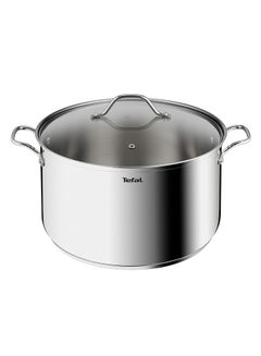 TEFAL قدر Intuition XL | 36 سم | الفولاذ المقاوم للصدأ 18/10 عالي الجودة | حجم XL | مقابض قوية | غطاء زجاجي | طنجرة للطهي بالحث | ضمان لمدة سنتين | B8647504 XLسم