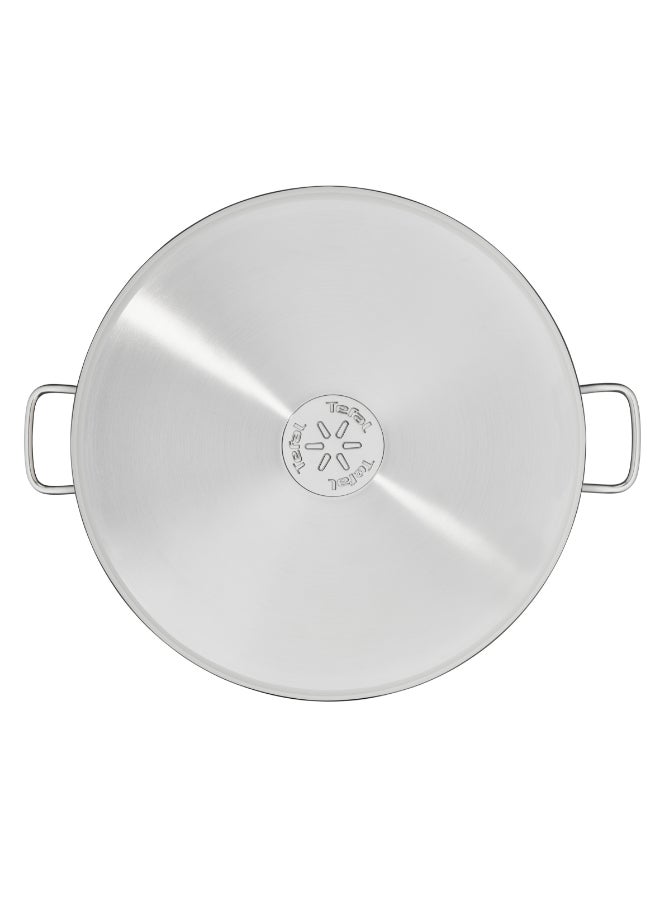 تيفال TEFAL قدر Intuition XL | 32 سم | الفولاذ المقاوم للصدأ 18/10 عالي الجودة | حجم XL | مقابض قوية | غطاء زجاجي | طنجرة للطهي بالحث | ضمان لمدة سنتين | B8647404 XLسم - Image 2