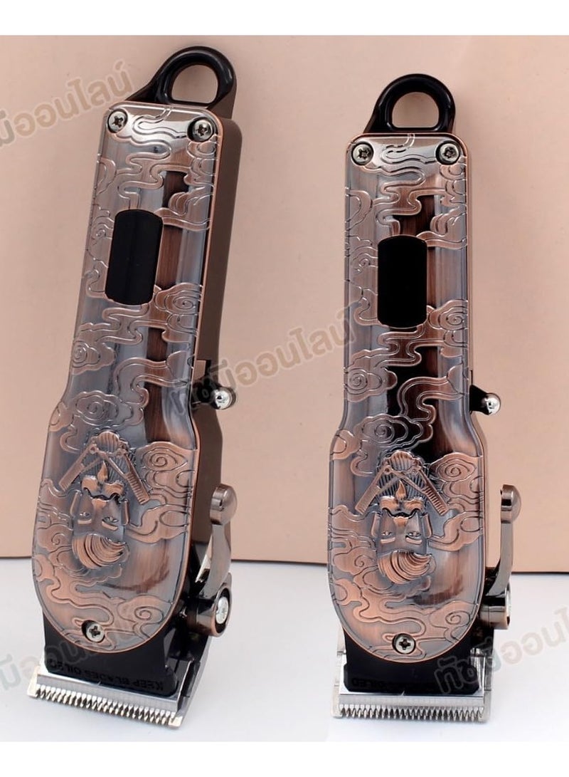 كيمي Km-2623 Cordless Electric Shaver for Men Professional LCD Display 0mm Bald Beard Hair Trimmer for Men USB Rechargeable Clipper - Image 2