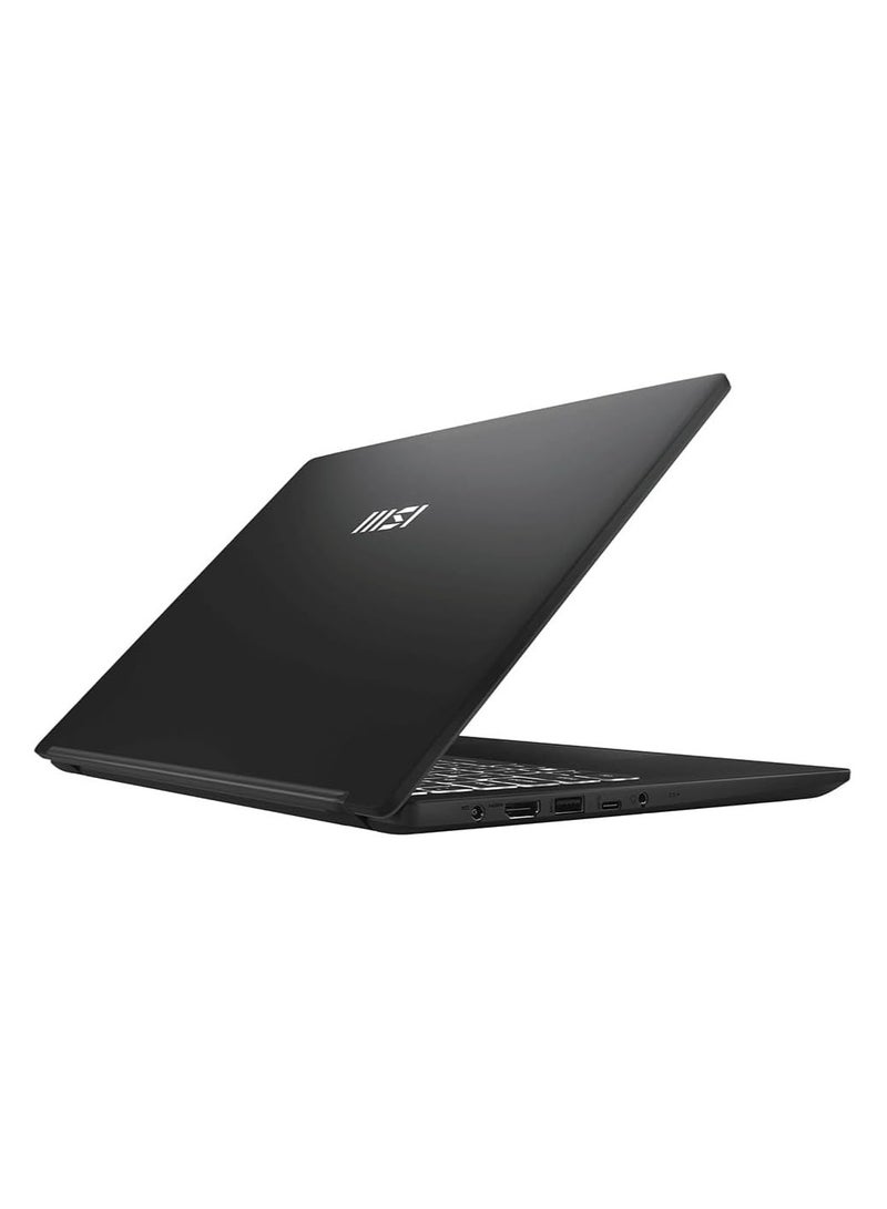 MSI - MSI MODERN 14 C12MO Alder Lake i3-1215U-RAM 8GB ,256 GB , UHD , 14″ FHD – BLACK English/Arabic BLACK - Image 1