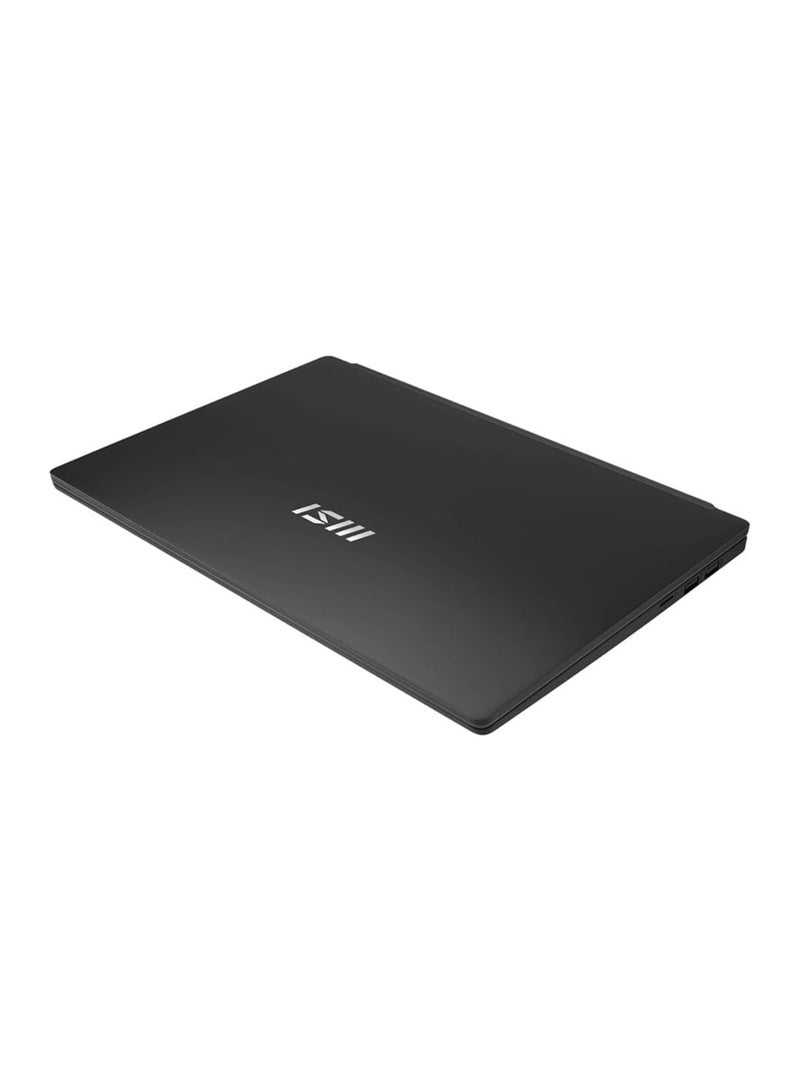 MSI - MSI MODERN 14 C12MO Alder Lake i3-1215U-RAM 8GB ,256 GB , UHD , 14″ FHD – BLACK English/Arabic BLACK - Image 1