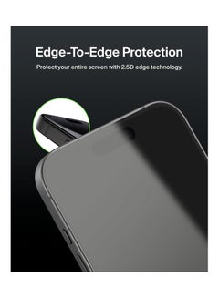 ScreenForce TemperedGlass Treated Screen Protector for iPhone 15 Plus, Slim, Crystal Clear, Scratch-Resistant Tempered Glass Film, Includes Easy Align Tray for Bubble Free Application Clear - pnsku/N70126215V/45/_/1730695656/19b432af-42f4-4b87-9ca8-bce87bed3260