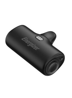 4600 mAh Ultimate Clip Power Bank with Built-in USB-C Connector, 4600mAh Portable Charger 22.5W, for iPhone 16/16 Plus/16 Pro/16 Pro Max, Samsung S24/23 Series, iPad Pro/Air, AirPods, LCD Display Black