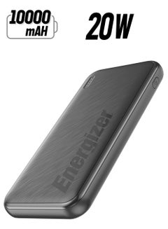 10000 mAh 22.5W Ultimate Fast Charging Power Bank, Power Delivery For iPhones, Smart USB For Android Devices, Triple Outputs - 2x USB-C And 1x- USB-A and USB-C Input Black