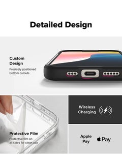 Ringke Fusion Bold Magnetic For iPhone 16 Pro Max Case Cover Firm Grip Frame Anti-Fingerprint Frosted Hard Back Shockproof Bumper Phone Cover - Black  - Image 5