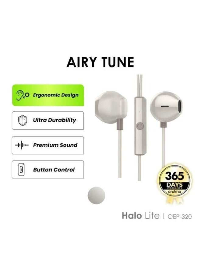 أورايمو Oraimo Lite Airy Tune Half in-Earphone light gold - Image 2