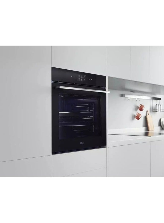 إل جي Built-in Electric Oven, 60CM, 76 Liters, Black and Silver - WSED7667M.BBMZEEC WSED7667M.BBMZEEC black  - Image 3