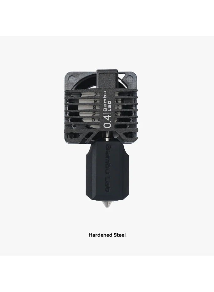 بامبو لاب Hot End with Hardened Steel Nozzle (0.4 mm) Black 