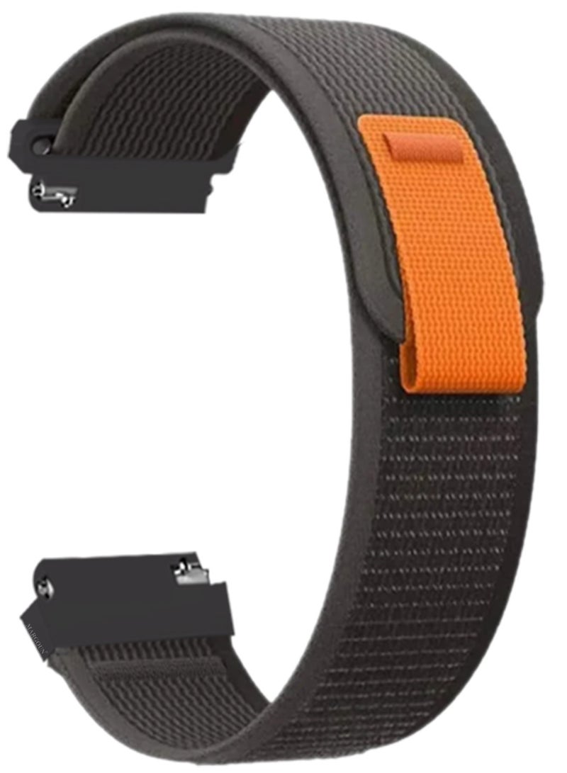 MARGOUN - ( for Nothing Watch Pro ) Trail Loop Band, Braided Elastic Weave Sport Strap, Nylon Sport Loop Bands for Men Women Dark Grey - Image 1