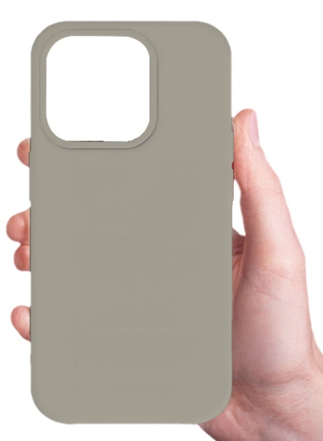 MARGOUN 3Packs Case Cover for Apple iPhone 16 Pro, Slim Silicone Case, Full Covered Anti Scratch Shockproof Protective Cover with Two Screen Protectors Beige - Image 5