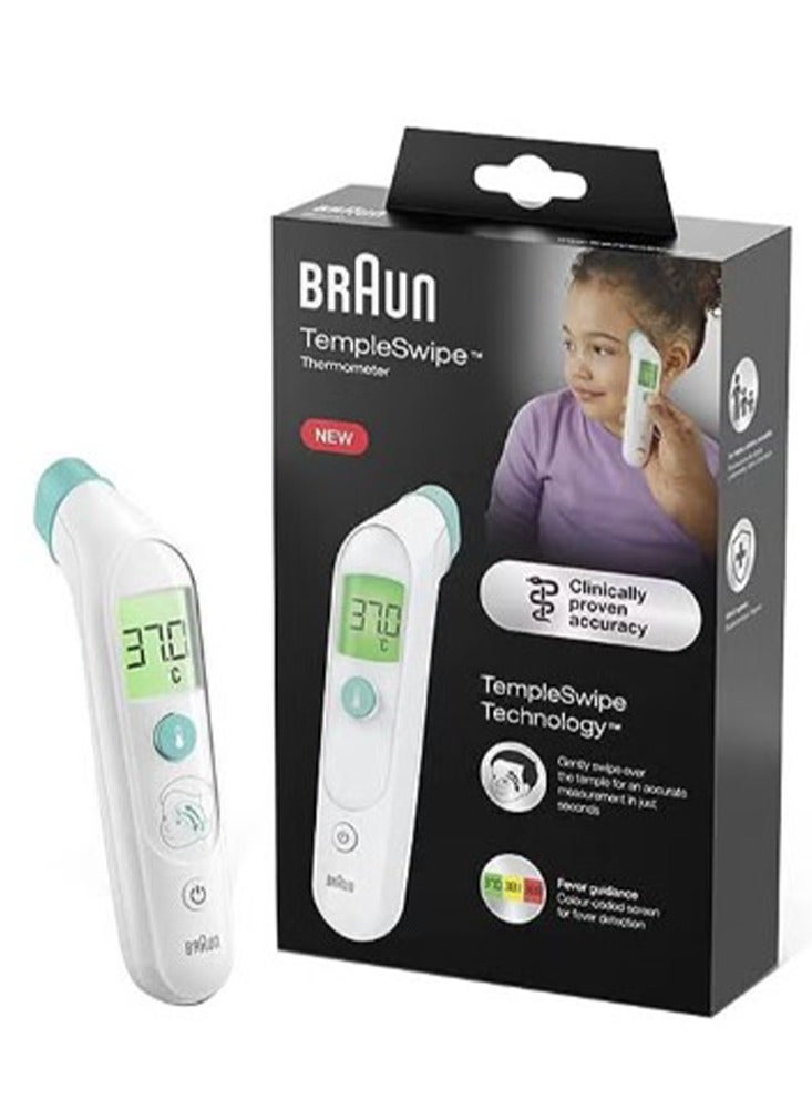 براون - TempleSwipe Forehead Thermometer ,  suitable for all ages, including newborns - Image 1