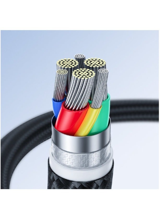 JOYROOM S-A11 Fast Charging Data Cable USB-A To Lightning Surpass Series 3A Provides fast charging for iP Phone, iP Pad ,iP Pods, 1.2M Black - Image 3