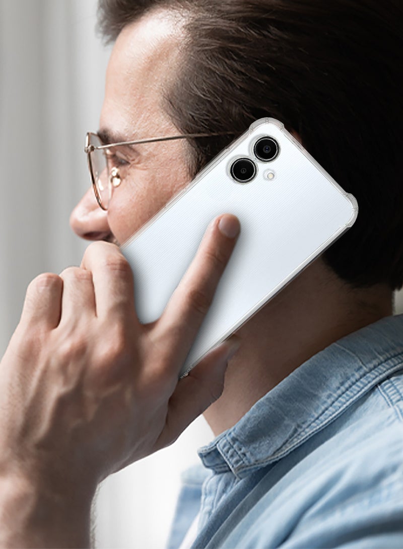 MARGOUN ( for Samsung Galaxy A06 ) 2 Pack, TPU Case and Screen Protector, Military-Grade Shockproof, Ultra-Thin, Drop-Proof Case Cover / Clear Colour Clear - Image 5