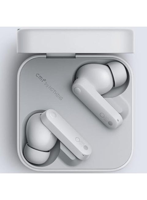 CMF by Nothing Buds - Wireless Earphones with 42dB ANC, Transparency Mode, Ultra Bass Technology 2.0, HD Audio by DIRAC, IP54 Dust and Water Resistance, and Dual Device Connection