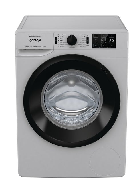 Fully Automatic Washer Front Load 10 Kg 16 Programs Spin 1400 RPM Inverter 1900 W LED display WNEI14AS WNEI14AS/A Silver