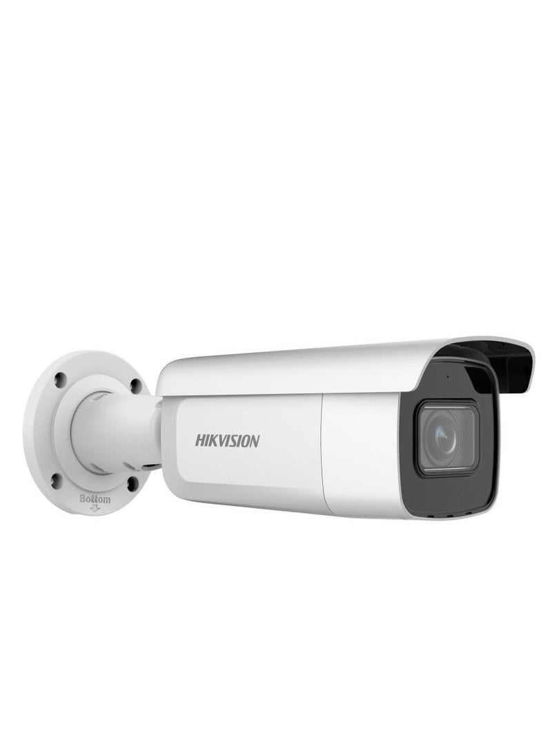 هيك فيجن 8 MP AcuSense Motorized Varifocal Bullet Network Camera, 2.8 to 12mm Motorized Varifocal Lens, H.265+, 120 dB True WDR, H.265+ Compression, IP67/IK10 Protection, White | DS-2CD2683G2-IZS  - Image 3