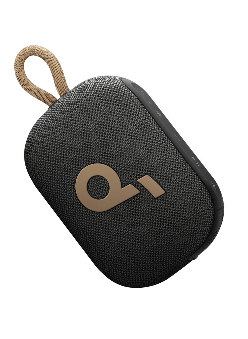 Soundcore - Soundcore Select 4 Go Bluetooth Speaker by Anker, Ultra Portable, Up to 20 H Playtime, IP67 Waterproof and Dustproof, Floatable, Powerful Sound, Ideal for Indoors and Outdoors BLACK & Golden - Image 1
