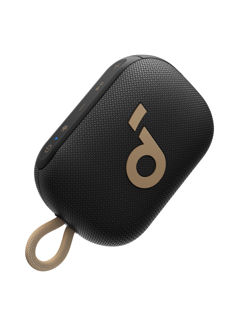 Soundcore - Soundcore Select 4 Go Bluetooth Speaker by Anker, Ultra Portable, Up to 20 H Playtime, IP67 Waterproof and Dustproof, Floatable, Powerful Sound, Ideal for Indoors and Outdoors BLACK & Golden - Image 1