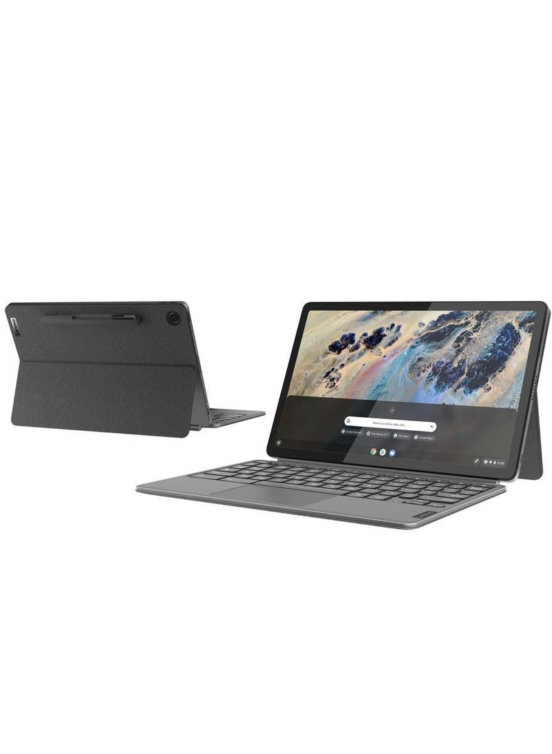 Lenovo - Chromebook Duet 3 11 Inch 2K IPS Anti-Glare Touchscreen Display, Snapdragon 7c Processor/8GB RAM/128GB eMMC/Qualcomm Adreno Graphics/Chrome OS English Storm Grey - Image 1